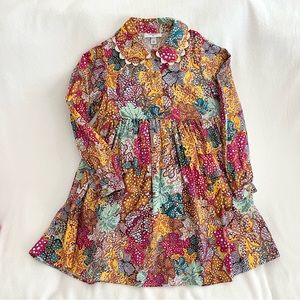 Kika Vargas Multicolor Floral Mini Dress